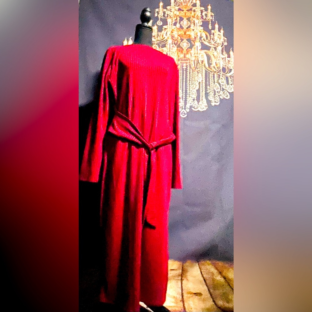 Wine colored bodycon dress